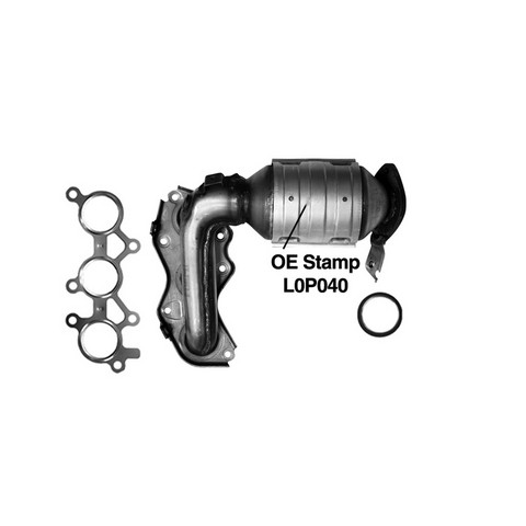 AP Exhaust 751158 Exhaust Manifold with Integrated Catalytic Converter For TOYOTA